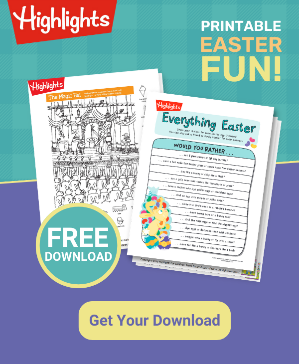 Get Fun and FREE Printable Easter Activities from Highlights